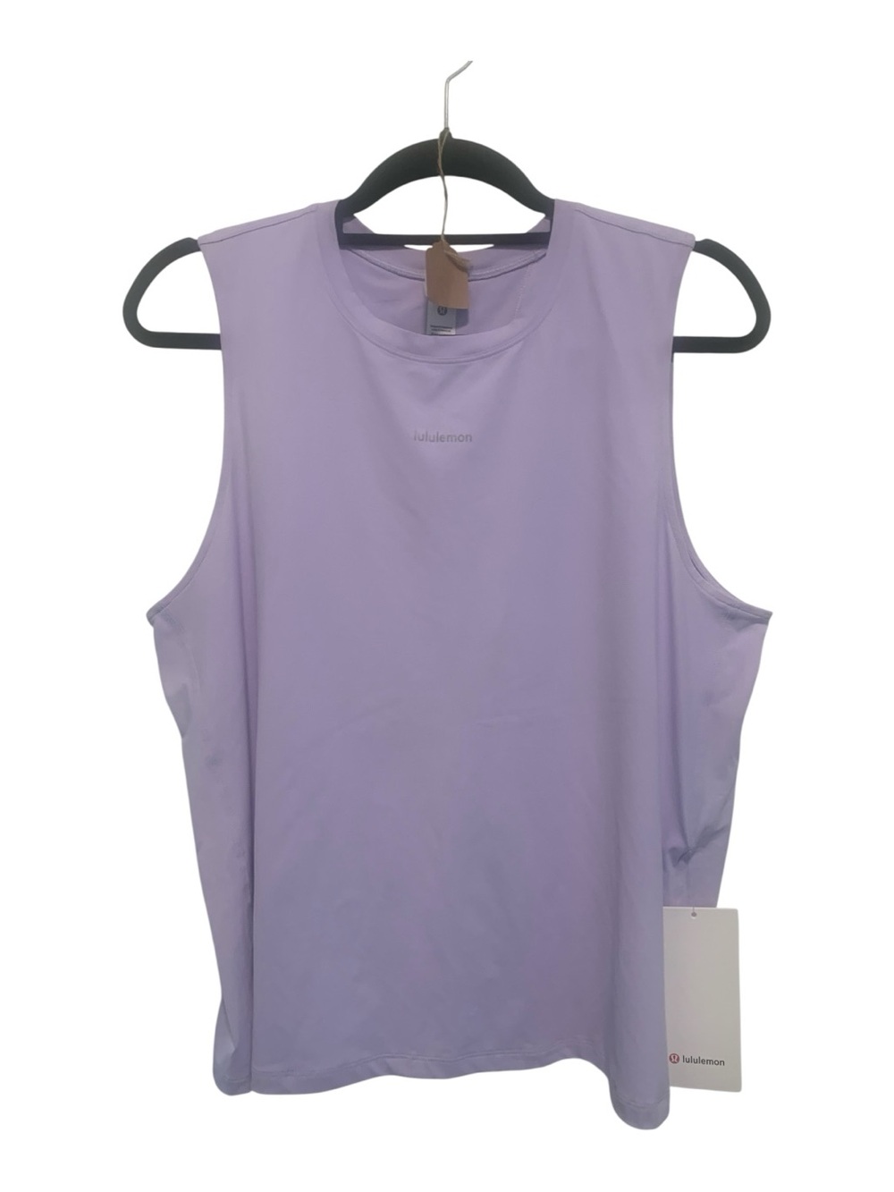 NWT Lululemon pace crush cross-back graphic tank tank Size L